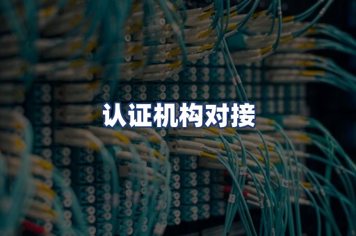 认证机构对接